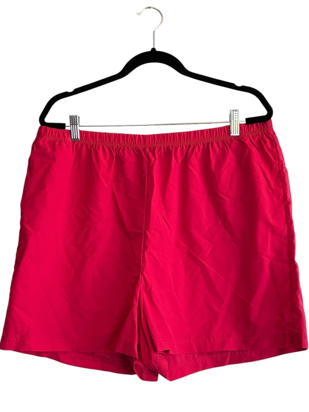 Lands’ End Women’s Nylon Shorts in Pink Red. Size XL 18 20